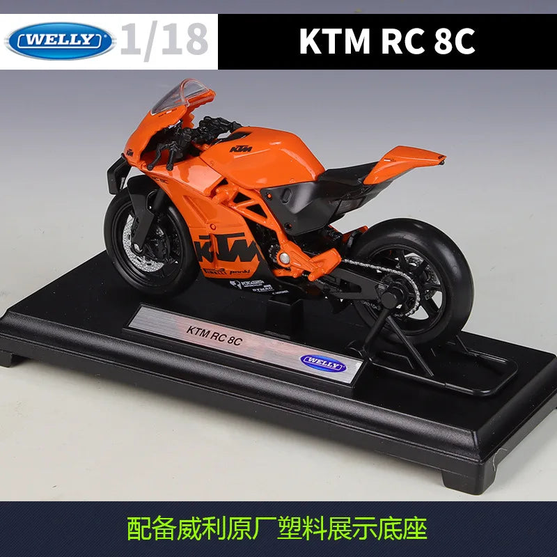 1:18 Ktm Rc 8c Road Racing Heavy Duty