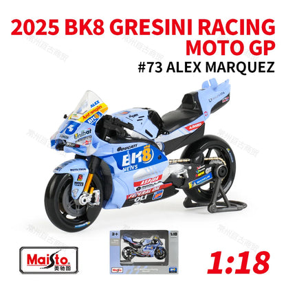 1:18 Bk8 Gresini #73 #54  Racing 2025