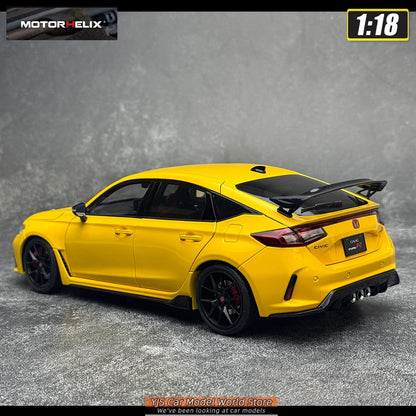 MOTORHELIX 1/18 Honda Civic Type R FL5  Die-casting  automotive model  collection  static display piece  holiday gift