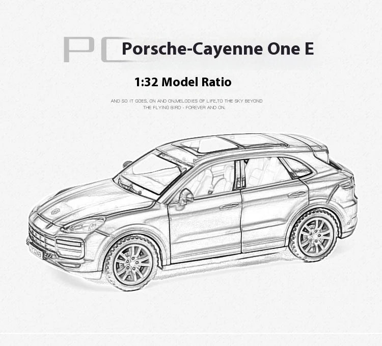 1:32 Porsche Cayenne Turbo