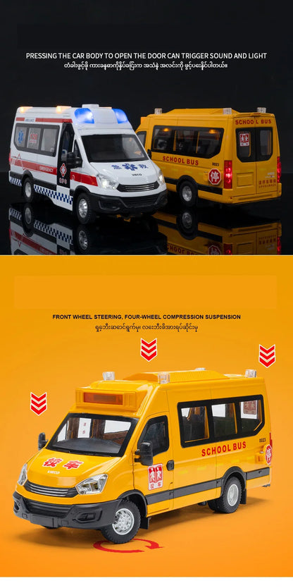 1:24 School Bus Diecast