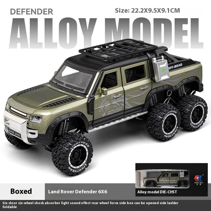 1:24 Land Rover Defender Six-Wheel