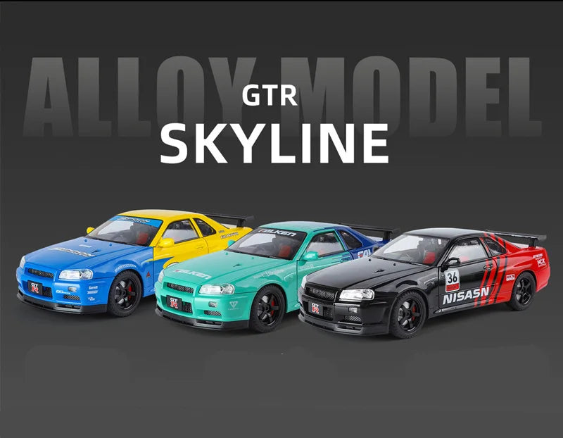 1:18 Nissan Skyline Ares GT-R GTR R34