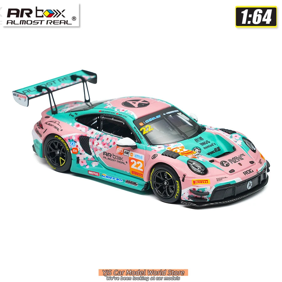 1:64 Porsche 911 GT3 R 202 GT Ningbo Absolute Racing #22