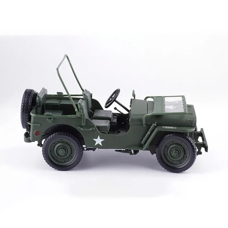 1:18 JEEP Tactical Militar Old World War II Willis GP