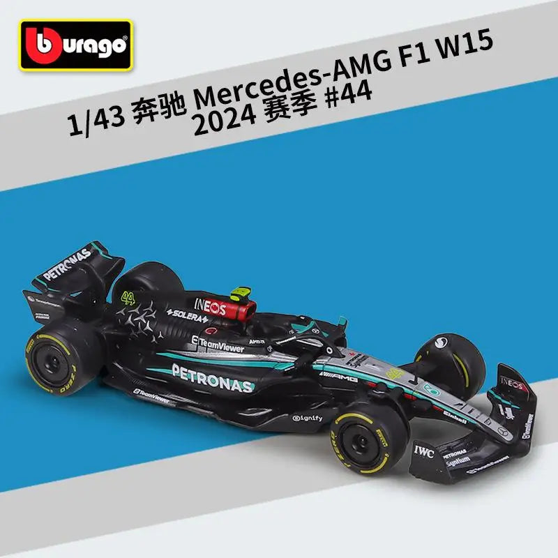 1:43 F1 Mercedes AMG Team 2024 #44 #63 Season W15
