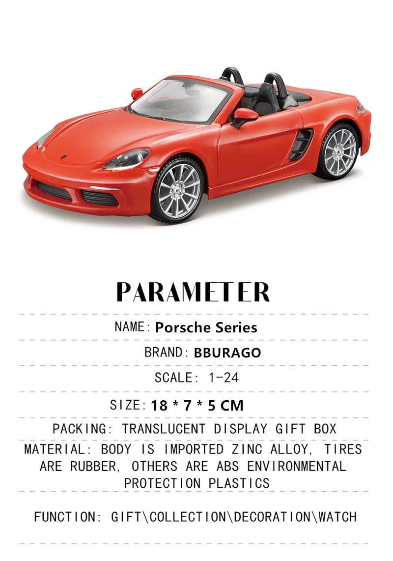 1:24 Porsche 718 Boxster