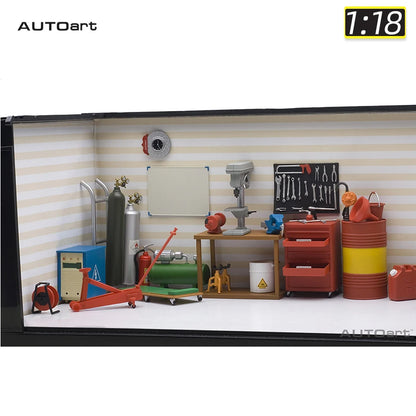 1:18 Garage kit set static display