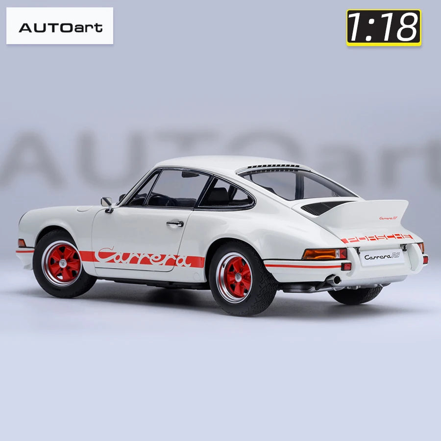 1:18 Porsche 911 Carrera 2.7 RS (Grand Prix White with Red stripes)