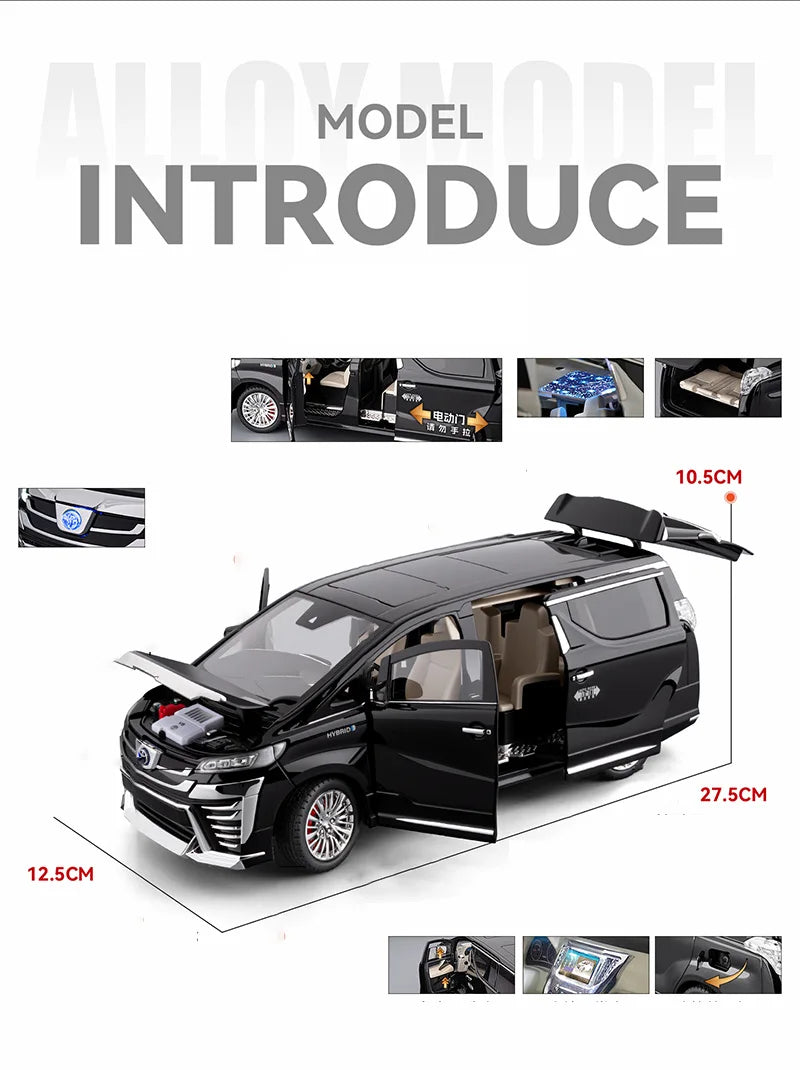 1:18 Toyota Vellfire Hybrid MPV