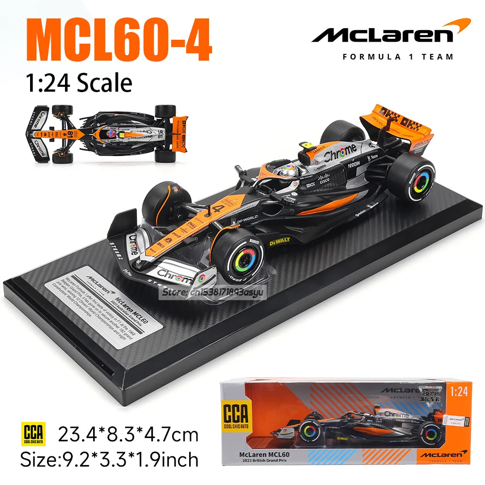 1:24 McLaren F1 Team 2023 MCL60 4# Lando Norris 81# Oscar Piastri