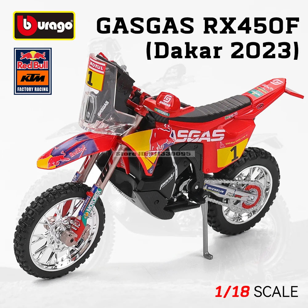 1:18 KTM 990 GSX-R1000 YAMAHA Ducati 450F