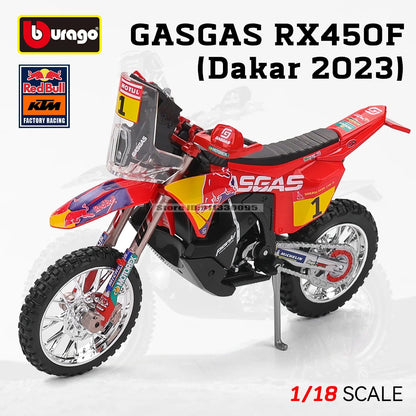 1:18 KTM 990 GSX-R1000 YAMAHA Ducati 450F