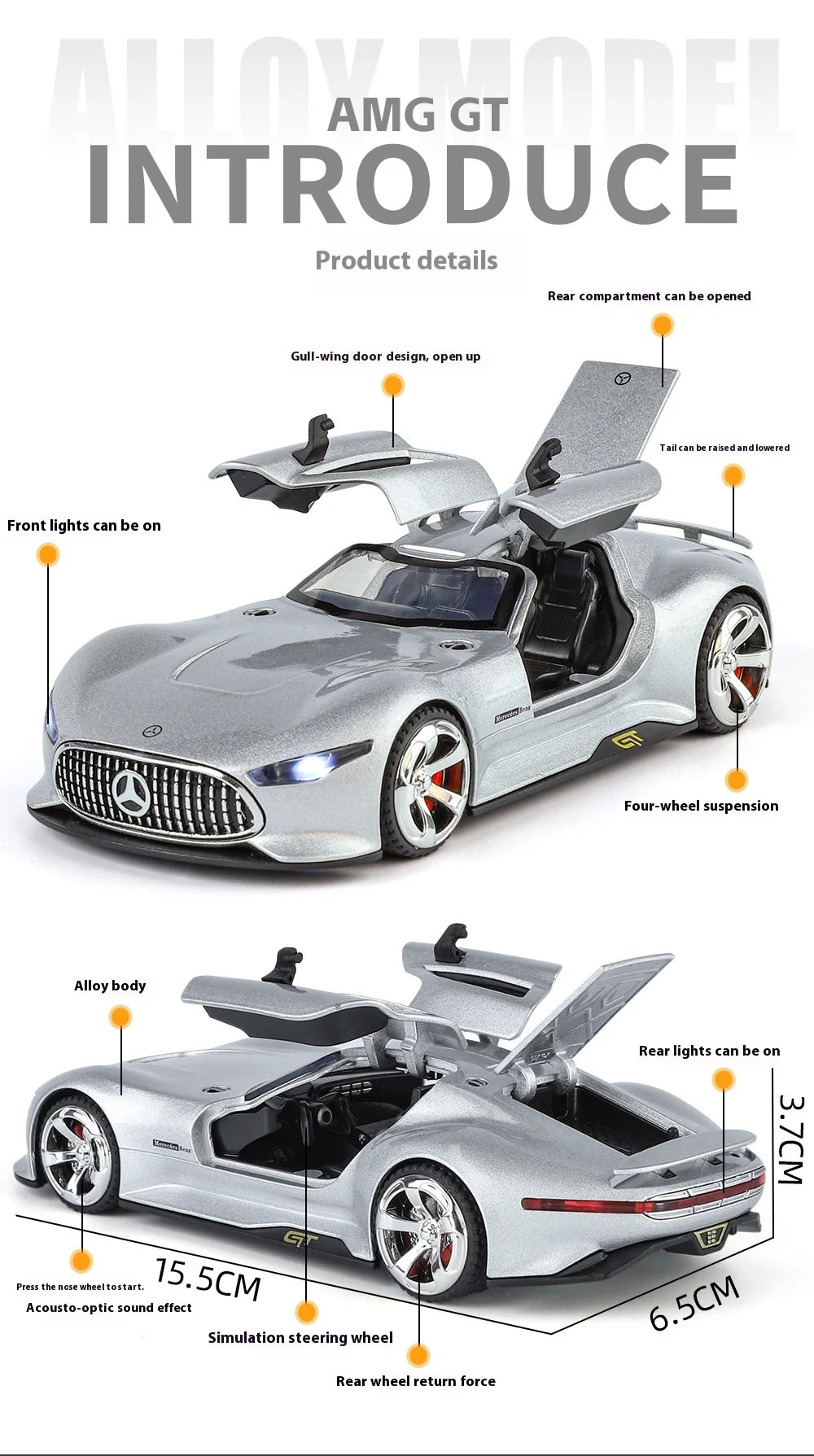 1:32 Mercedes-Benz GT AMG Super Concept