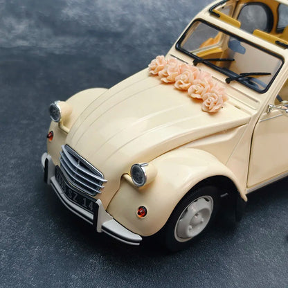 NOREV 1/18 Scale   Citroen 2CV 1986  Static Car Model Diecast Model Ornament Holiday Gift Collection