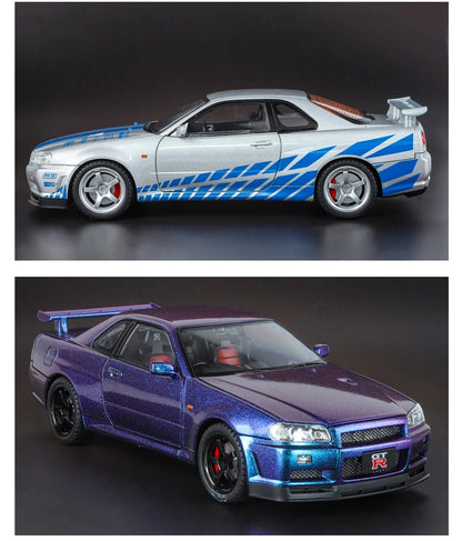 1:18 GTR GT-R R34 Skyline Ares