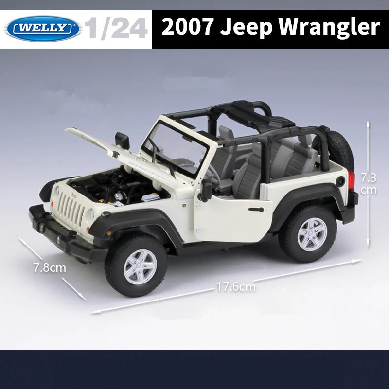 1:24 Jeep Wrangler Rubicon 2007