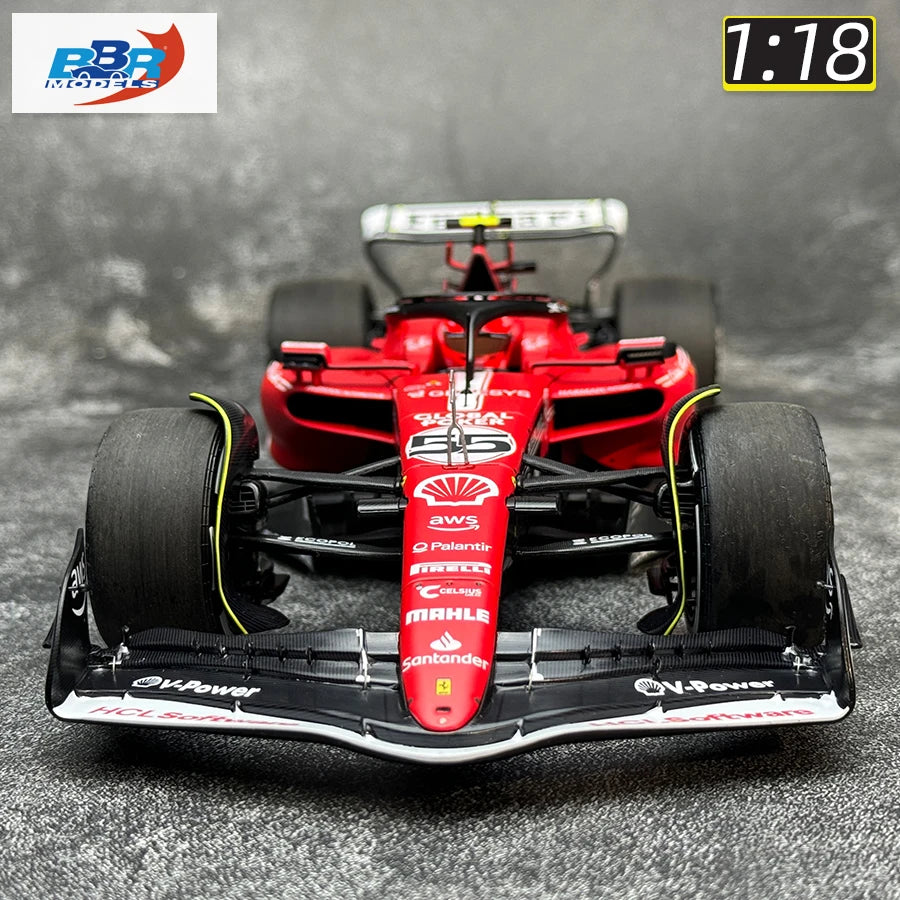 1:18 new F1 SF-23 2023 Leclerc Sainz Las Vegas Station Belgium Station 16# 55#