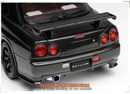1:18 Nissan Skyline G--T-R R34 CUSTOMIZED VERSION