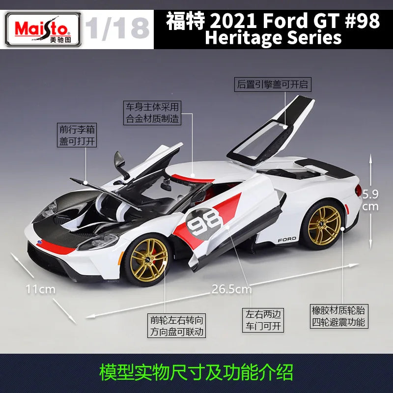 1:18 2017 Ford Gt Hardcover Edition Gulf