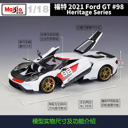 1:18 2017 Ford Gt Hardcover Edition Gulf