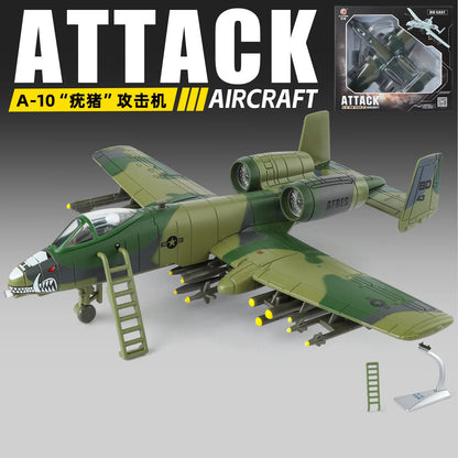 1:72 A-10 Warthog Strategic Bomber Fighter Battle