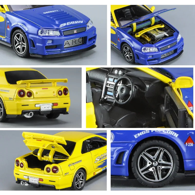 1:32 Nissan GTR R34 Skyline