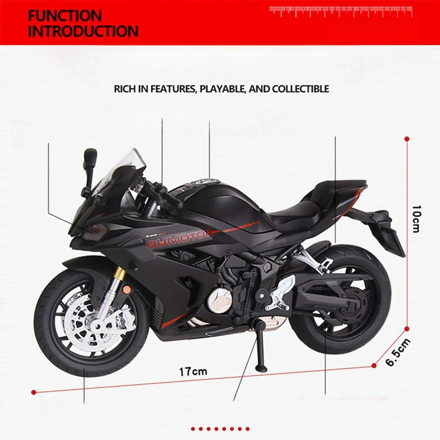 1:12 QJMOTOR 600RS
