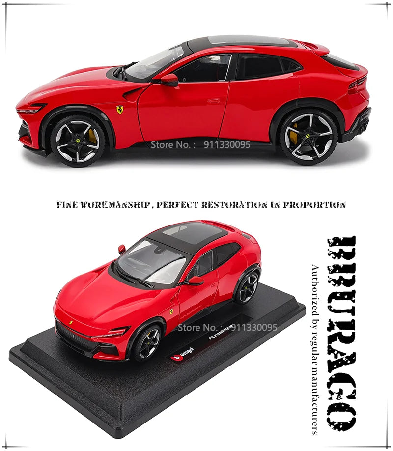 1:24 Ferrari Purosangue Enzo Monza SP1 488 Pista SF90 ROMA