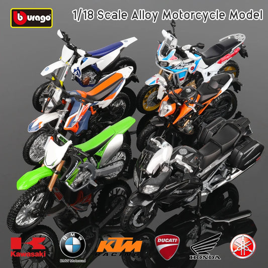 1:18 KTM 990 GSX-R1000 YAMAHA Ducati 450F