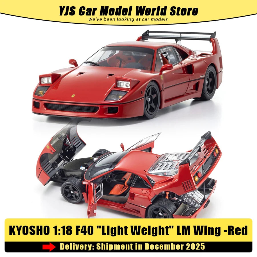 1:18 Ferrari F40 “Light Weight” LM Wing in Red