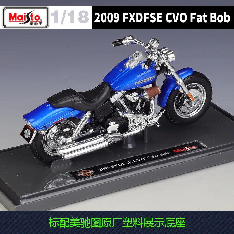 1:18 Harley 2009 Fxdfse Cvo Fat Bob Imitation