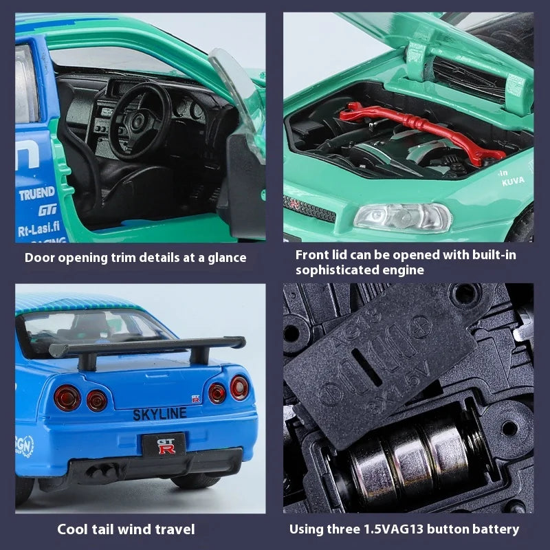 1:32 Nissan GTR Skyline R32 Paint Simulation