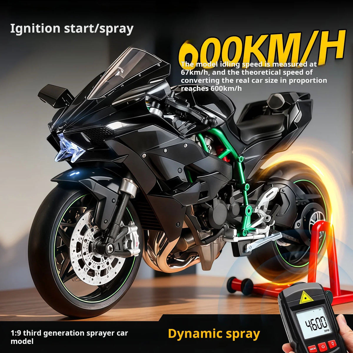 1:9 Kawasaki Ninja 650