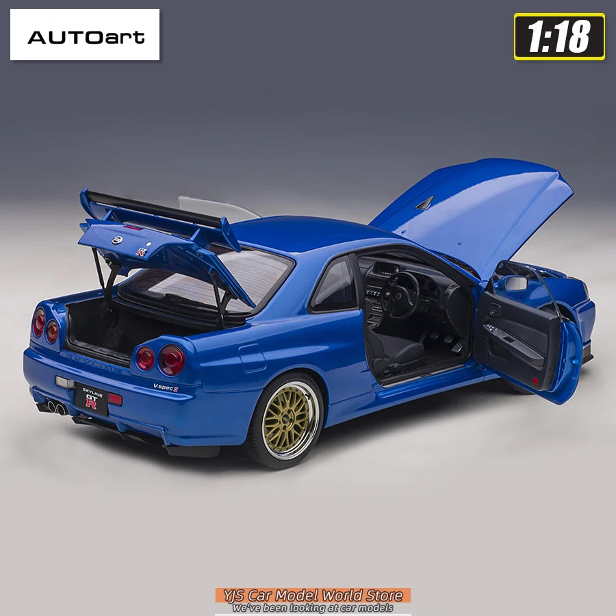 1:18 Nissan skyline GT-R34 V-SPEC