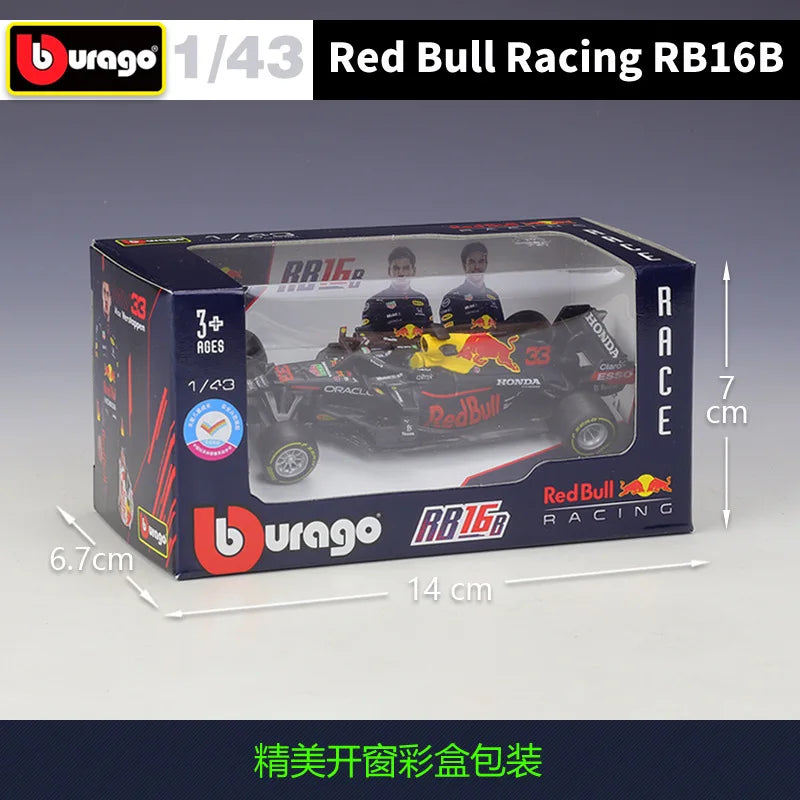 1:43 Red Bull Rb16b F1 Rb16 #11 #33