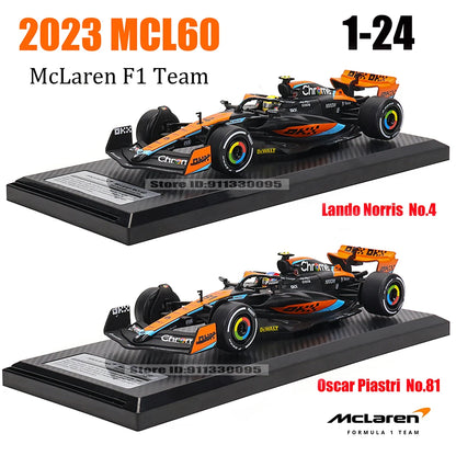 1:24 McLaren F1 Team 2023 MCL60 4# Lando Norris 81# Oscar Piastri