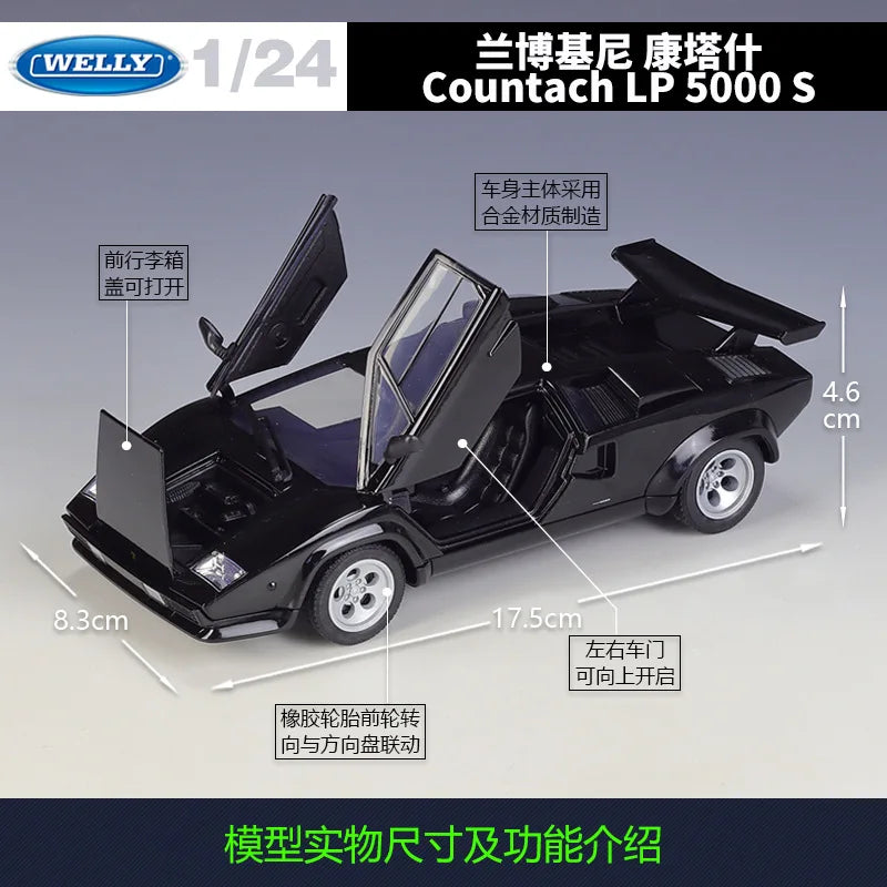 1:24 Lamborghini Countach Lp 5000 S lp5000