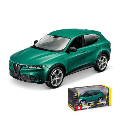 Bburago1:24 Alfa Romeo Tonale Static Simulation Alloy Car Model Toy Collection Display Piece Gift