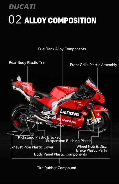1:6 Ducati Racing Team No. 63, 2022 2018 KTM 450SXFF 84 Moto GP