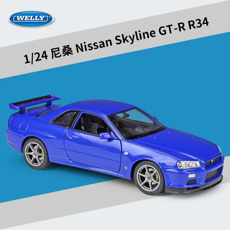 1:24 Nissan Skyline GTR R34 R 34