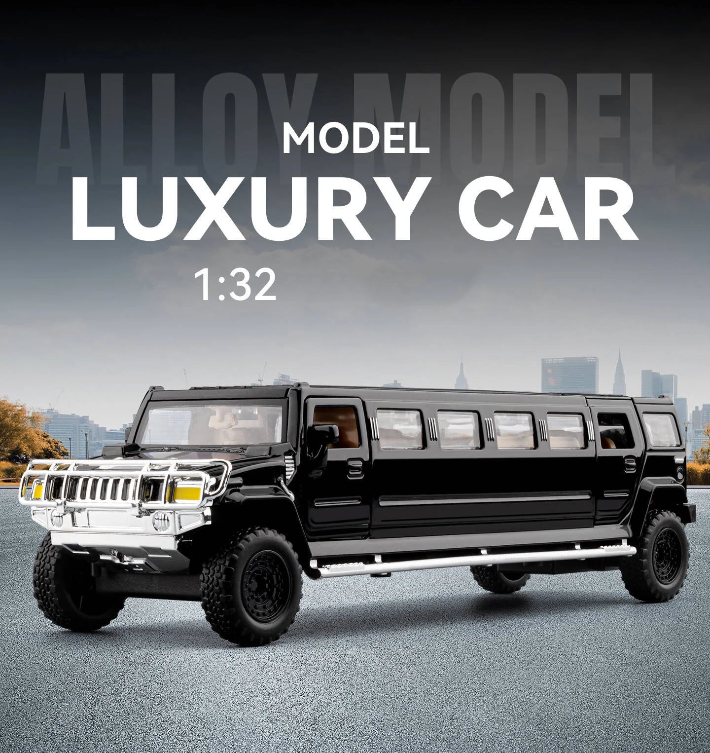 1:32 HUMMER H2 Extended Version