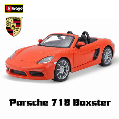 1:24 Porsche 911 GT3 Taycan Turbo S 718 Boxster