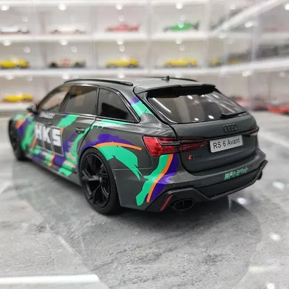 1:18 2021 Audi Rs6 Avant C8 Hks Paint Limited Edition