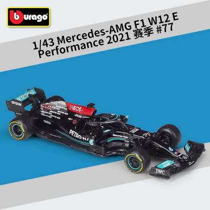 1:43 2021 F1 Mercedes-AMG W12 44# Lewis Hamilton 77#