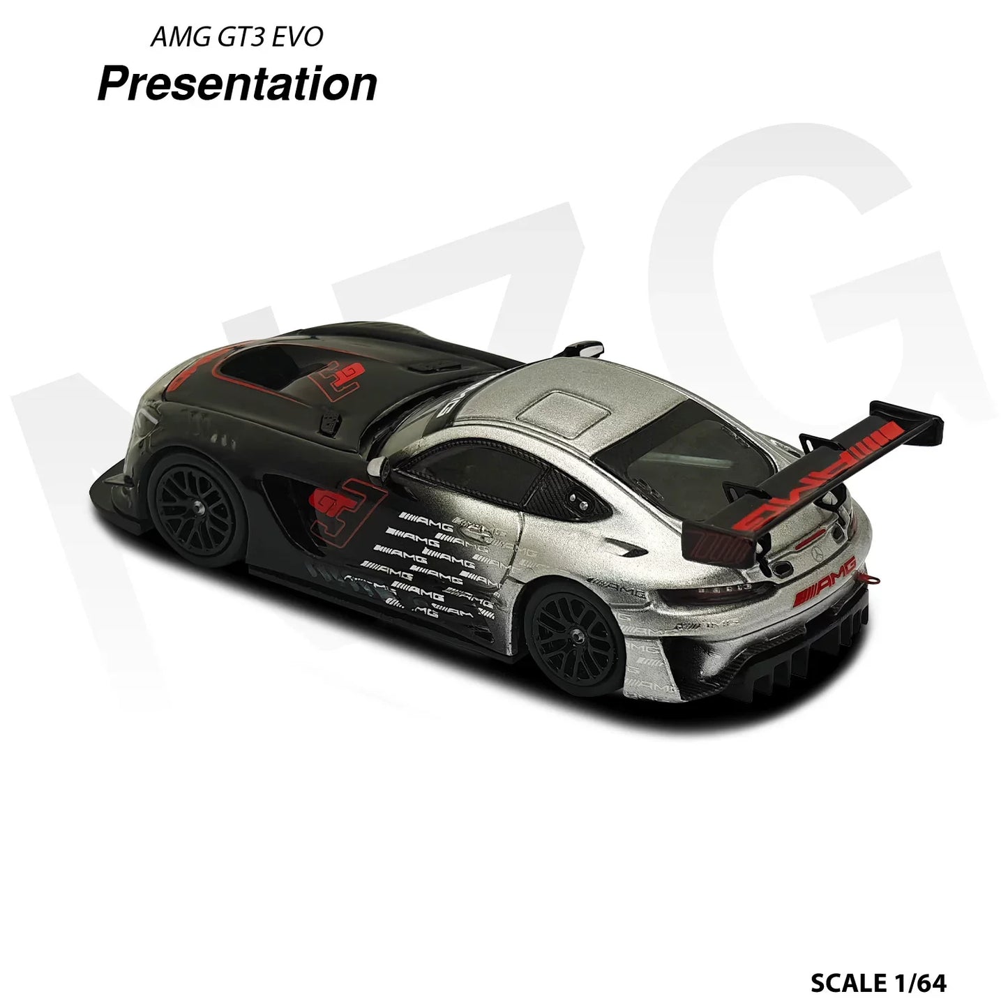 Mercedes-Benz AMG GT3 EVO II à l'échelle 1:64