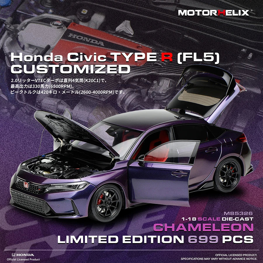 1:18 Honda Civic Type R FL5