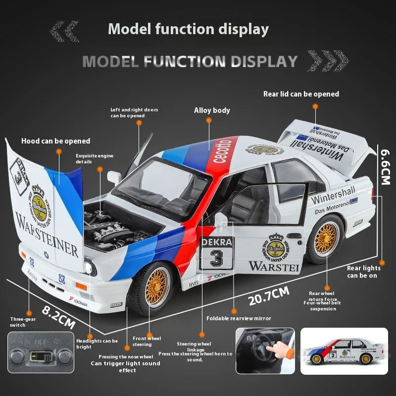 1:24 BMW M3 E30 1988 Mpower Floral Version