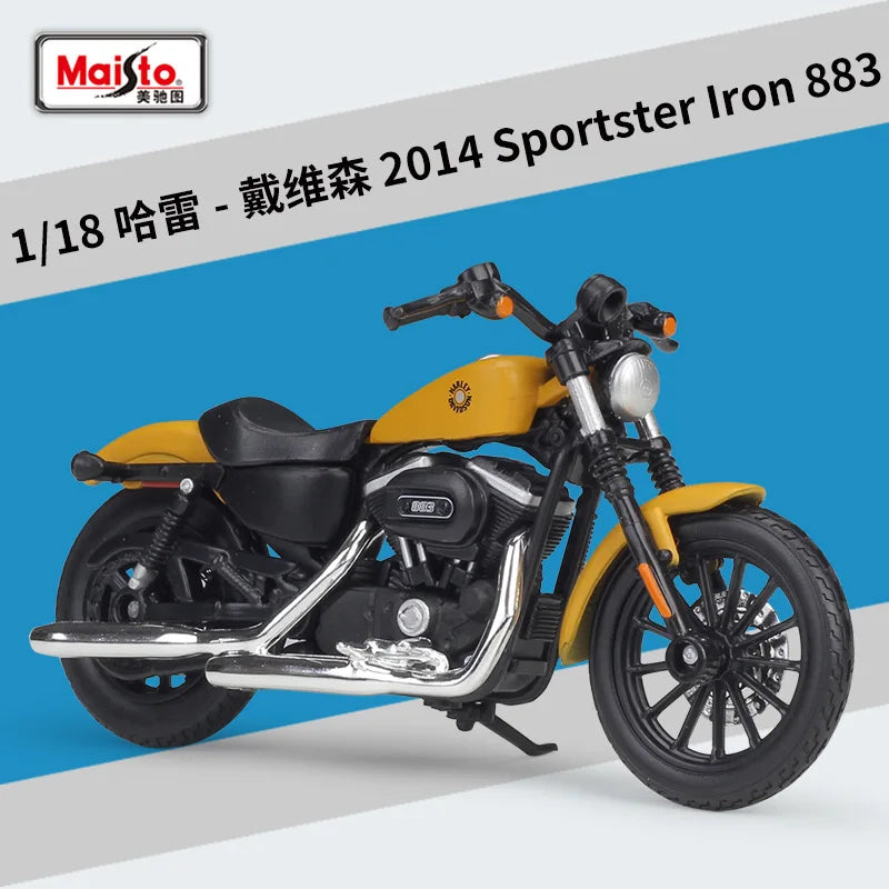 1:18 Harley-Davidson Harley Sportster Iron 2015 2014 Tough Guy 883 Imitation