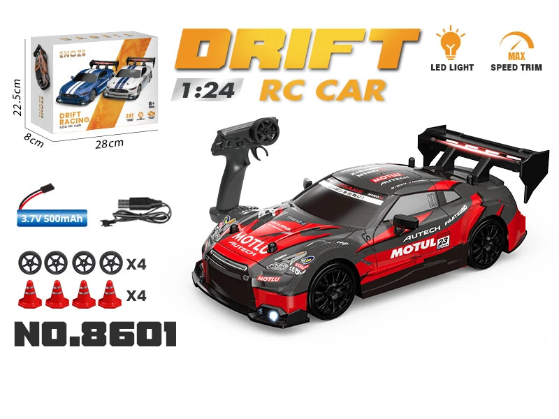 1:24 RC Drift Car 2.4G 4WD Remote Control